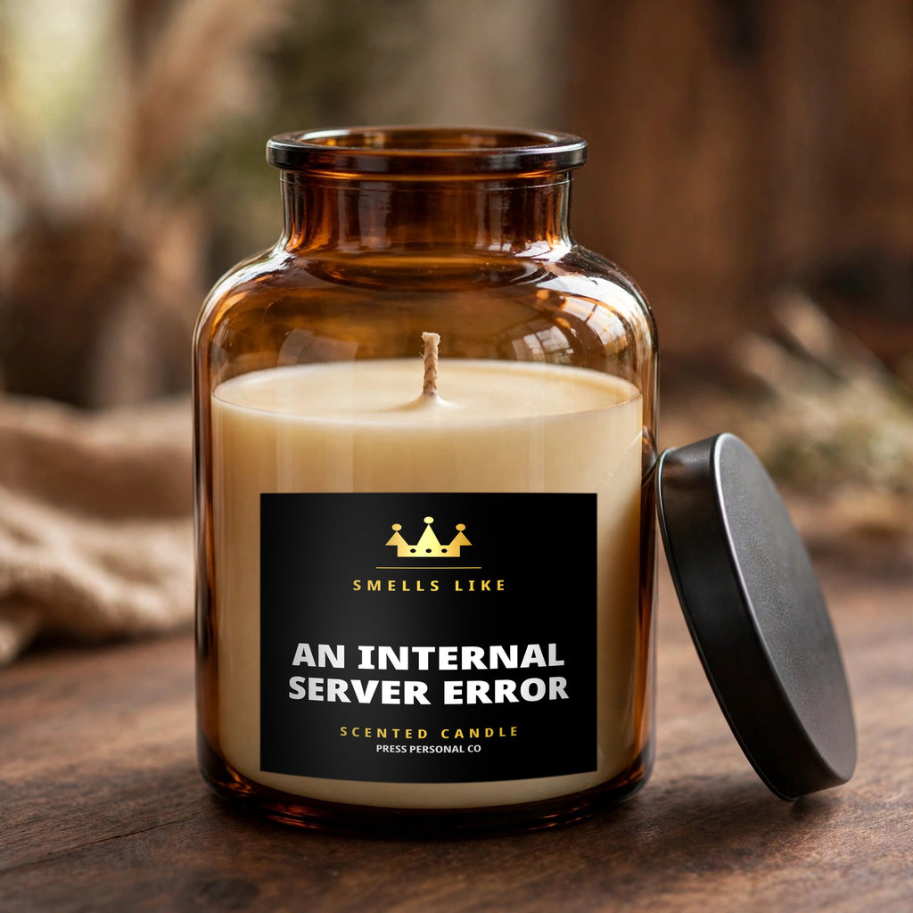 Smells Like An Internal Server Error Scented Candle