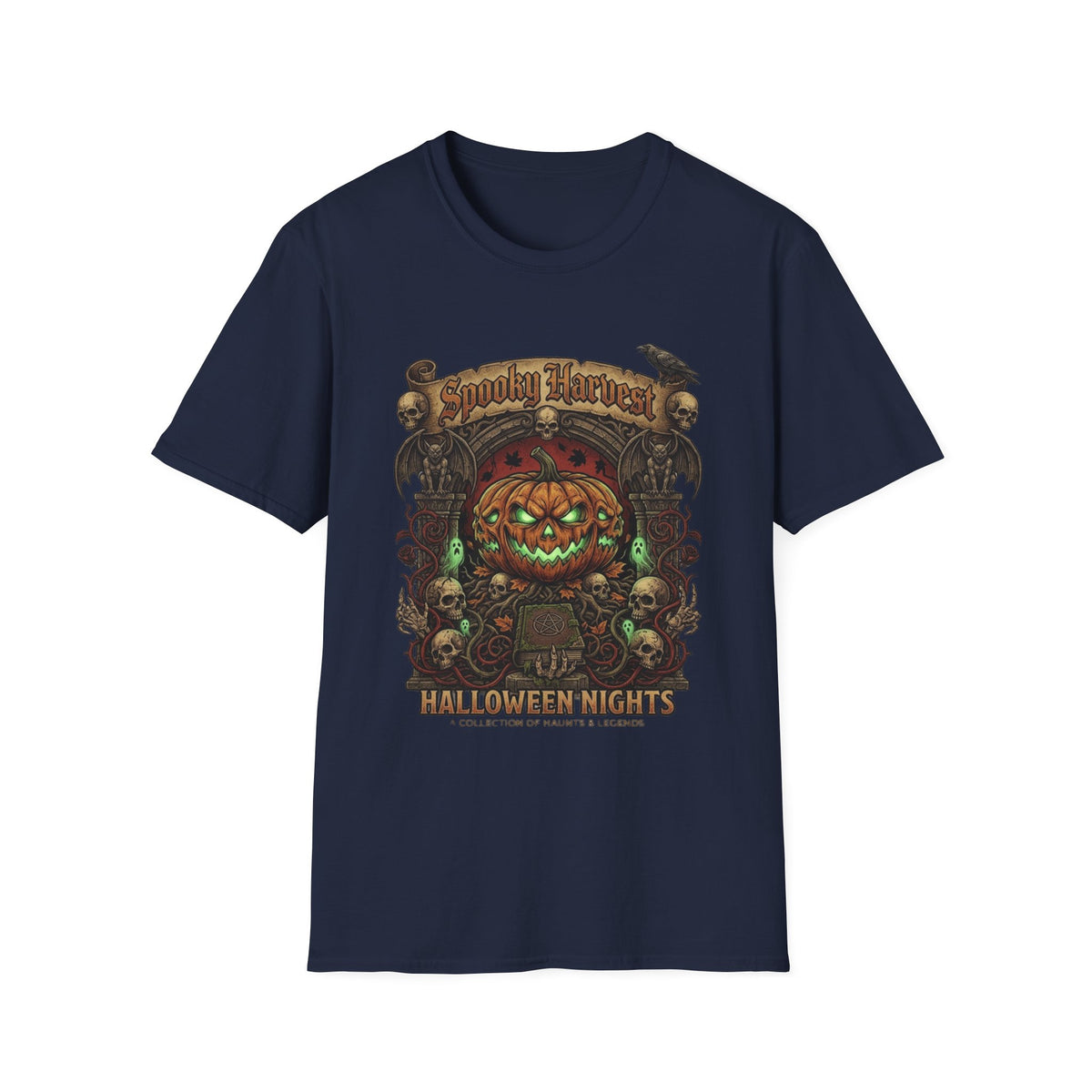 Halloween Knights Pumpkin Jack-O’-Lantern T-Shirt