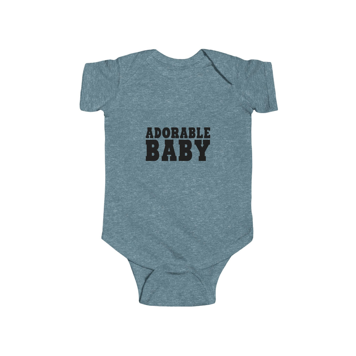 Infant Bodysuit - "Adorable Baby" Graphic Baby Onesie, Newborn Gift