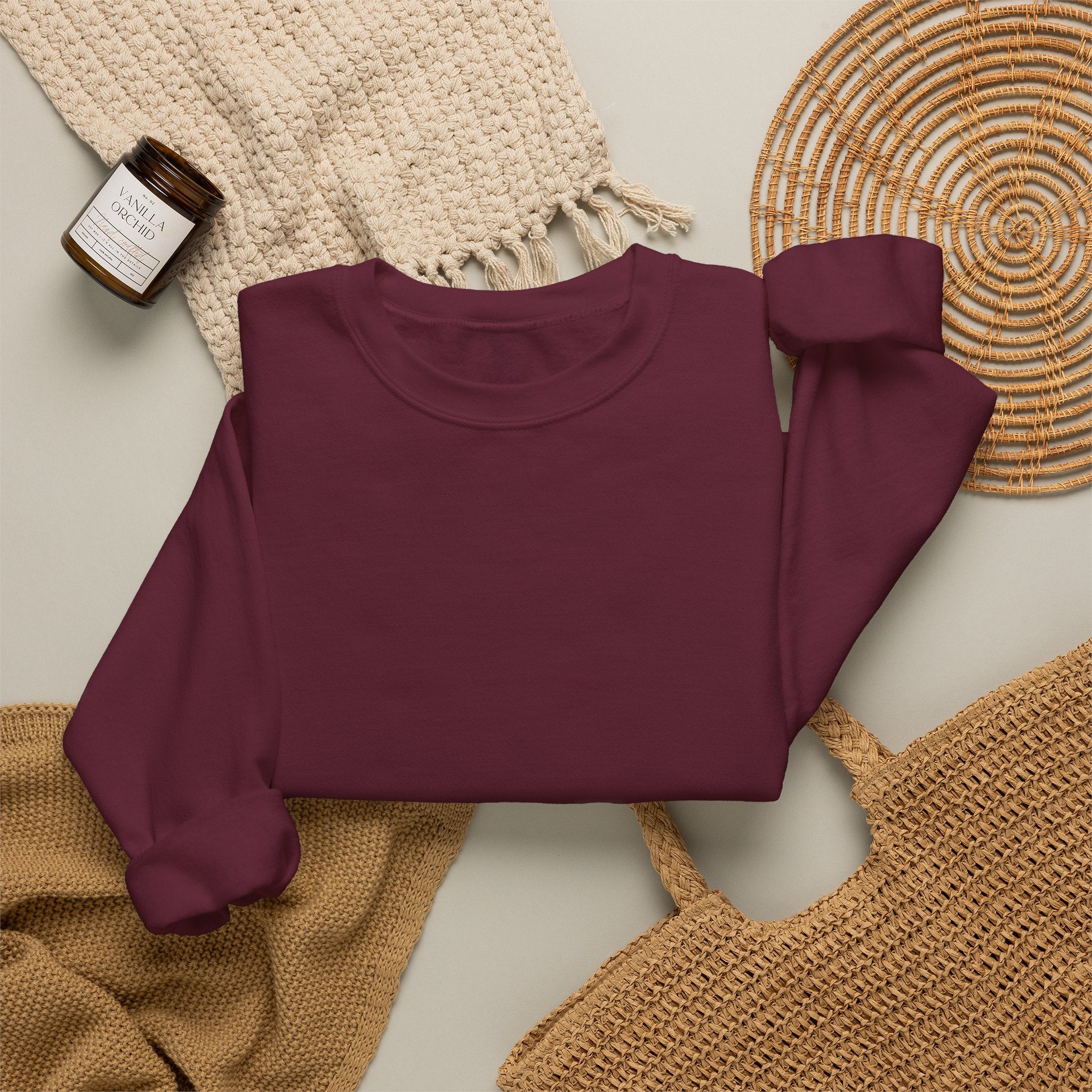 Copy of Crewneck Sweatshirt — Custom Logo Chest & Back Design