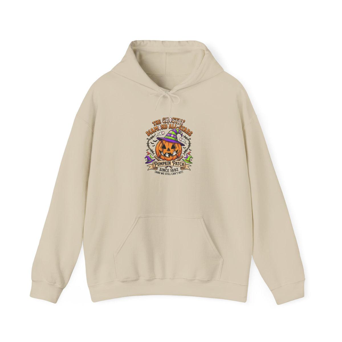 Halloween Pumpkin Patch Hoodie — "Trick or Treat" Vintage Jack-o'-Lantern Sweatshirt