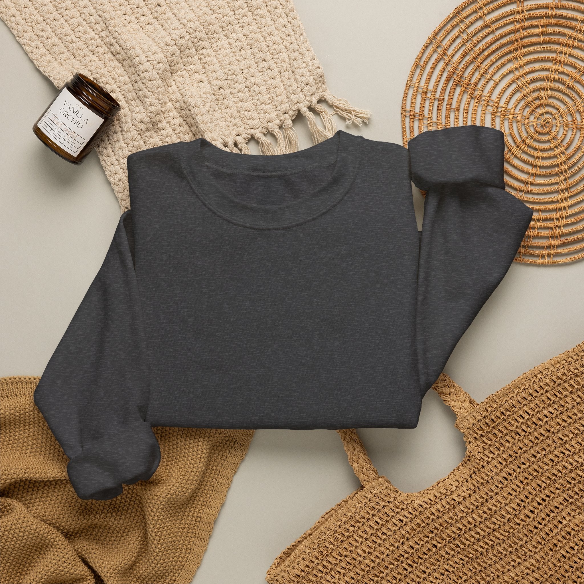 Copy of Crewneck Sweatshirt — Custom Logo Chest & Back Design
