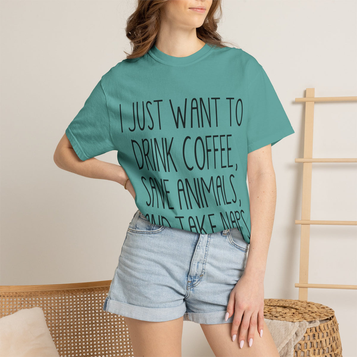 Coffee, Save Animals & Naps T-Shirt