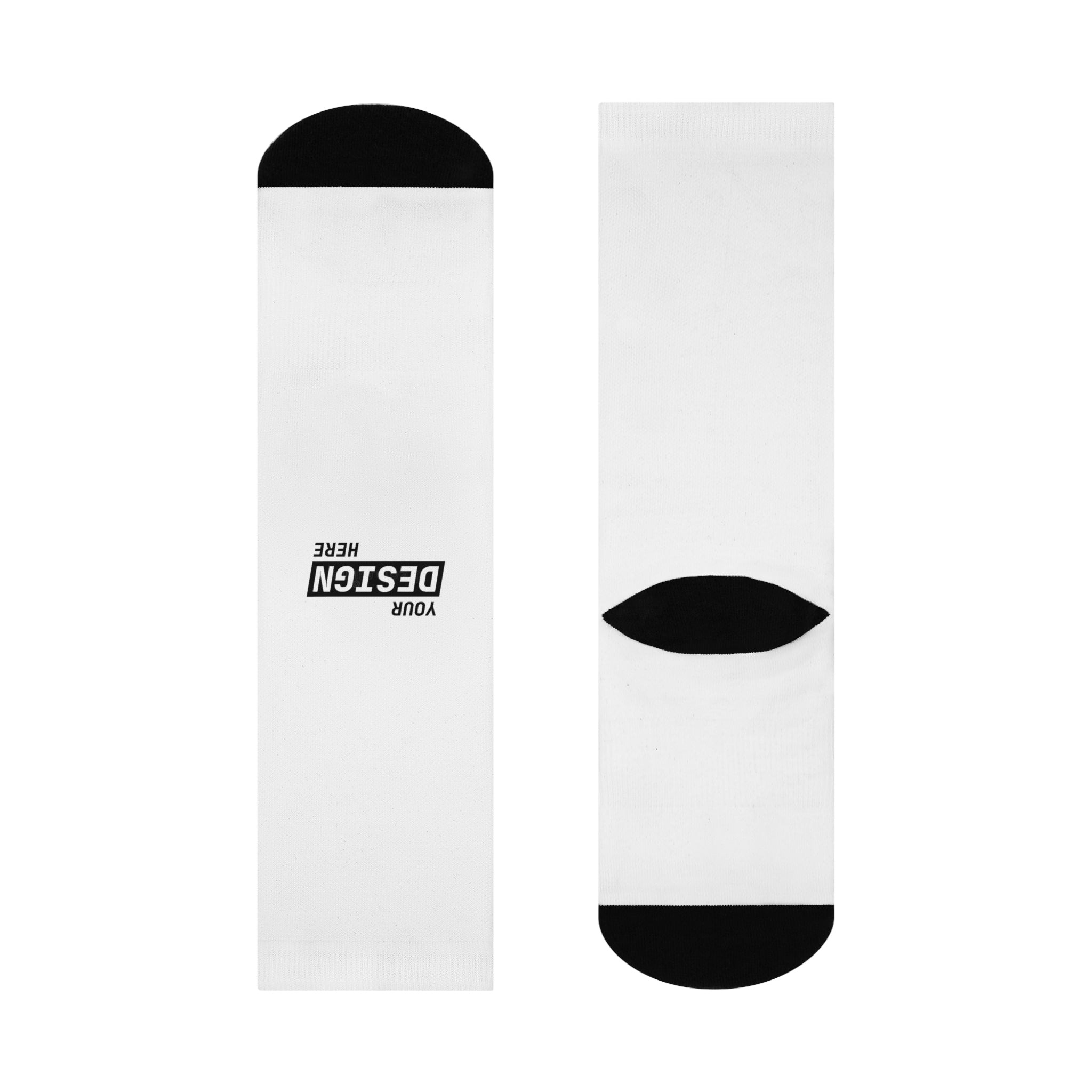 Cushioned Crew Socks — Lightweight Athletic Crew Socks with Reinforced Heel & Toe