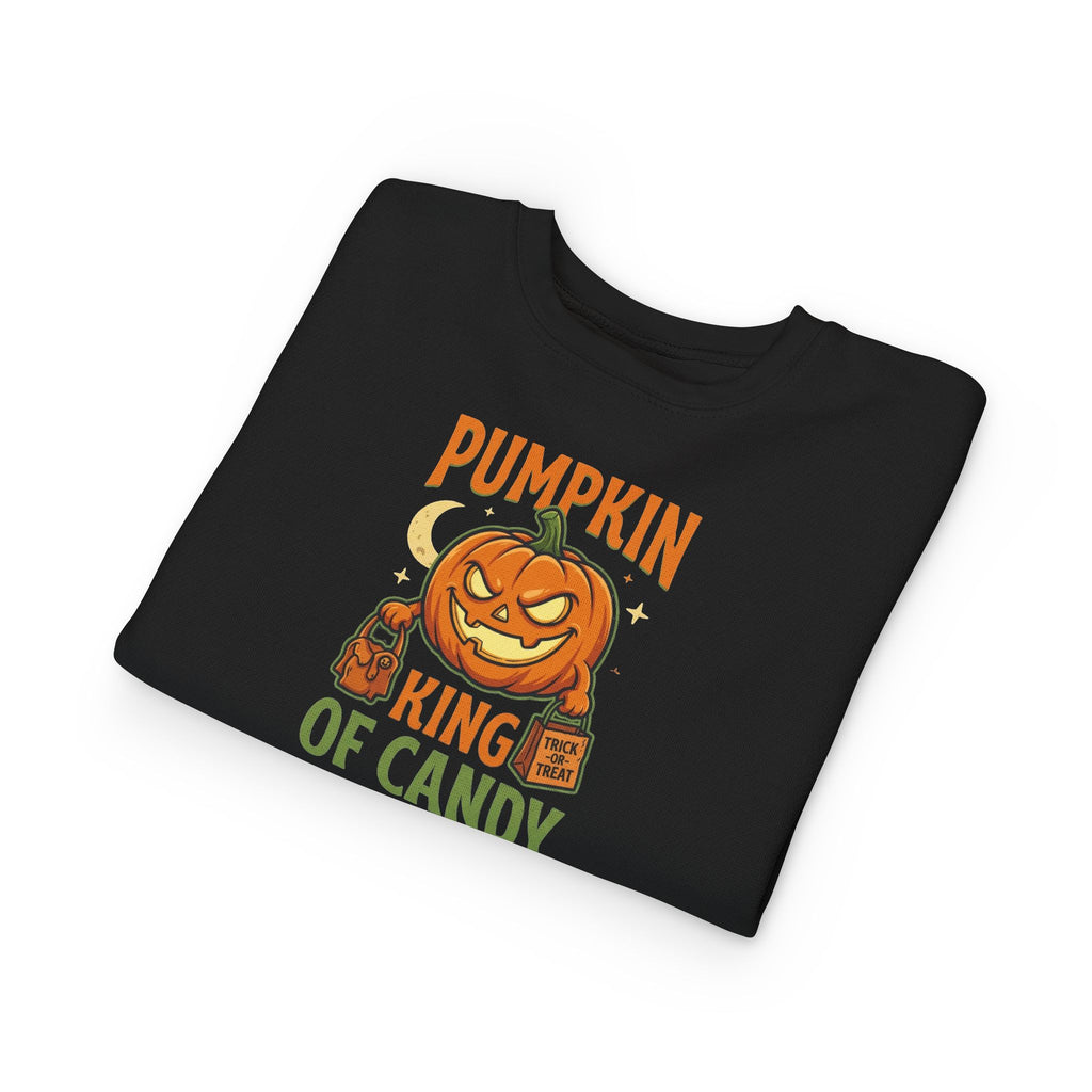 Toddler Sweatshirt - 'Pumpkin King of Candy' Halloween Pullover