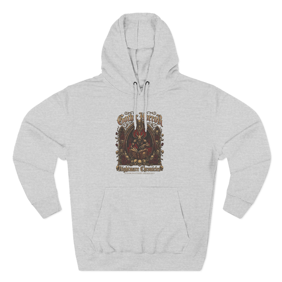 Three-Panel Fleece Hoodie