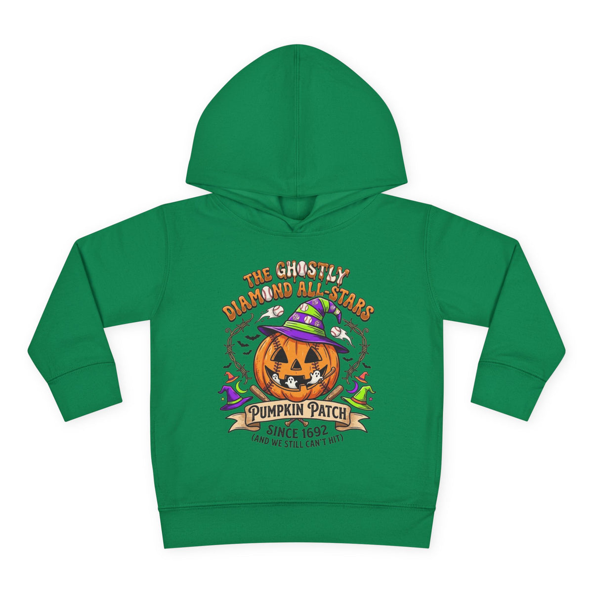 Toddler Hoodie - Cute Halloween Pumpkin Patch Pullover ("Pumpkin Patch Since 1692")