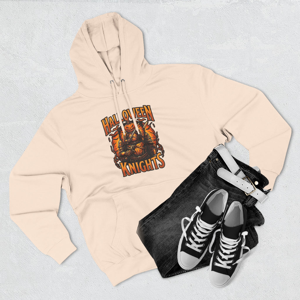 Halloween Knights Hoodie — Pumpkin Skull Graphic Pullover