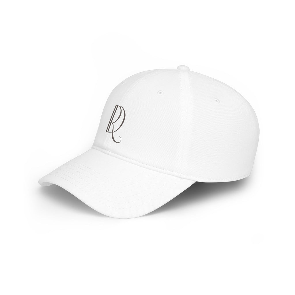 Monogram R Low Profile Baseball Cap