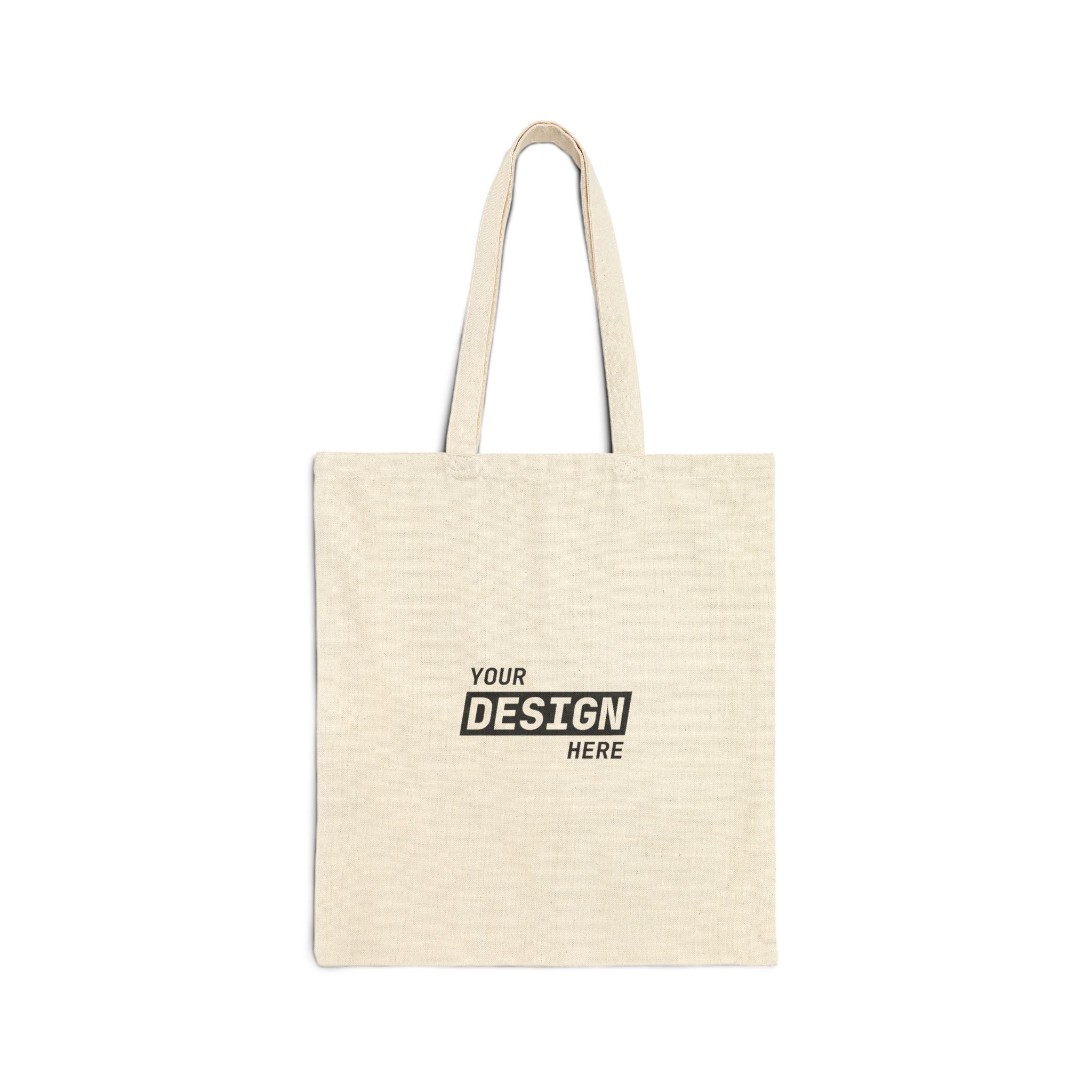 Canvas Tote Bag — Customizable Cotton Market Tote