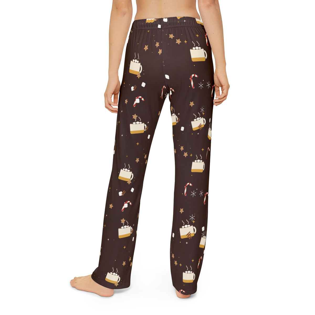 Kids Christmas Lounge Pants with Holiday Treats Pattern