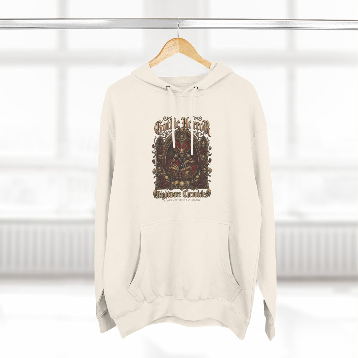 Three-Panel Fleece Hoodie