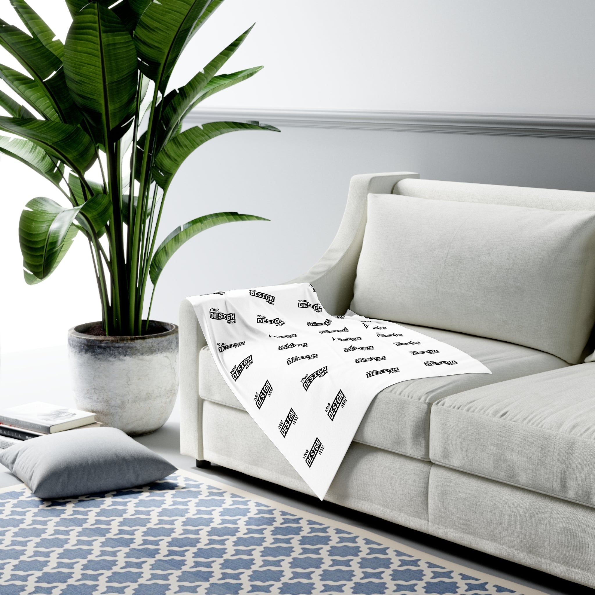 Swaddle Blanket — Personalized Baby Swaddle with Custom Design Pattern