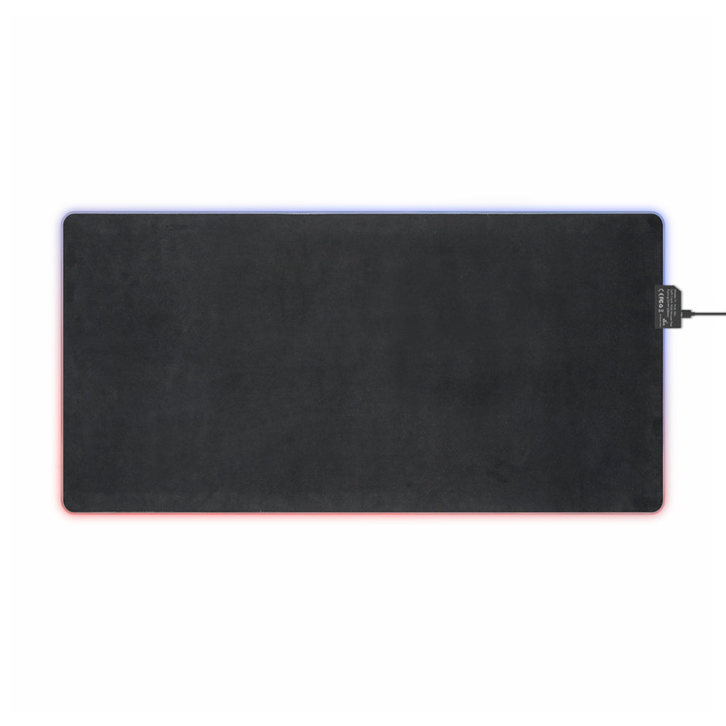 RGB LED Gaming Mouse Pad — Large Light-Up Desk Mat (Customizable Design)