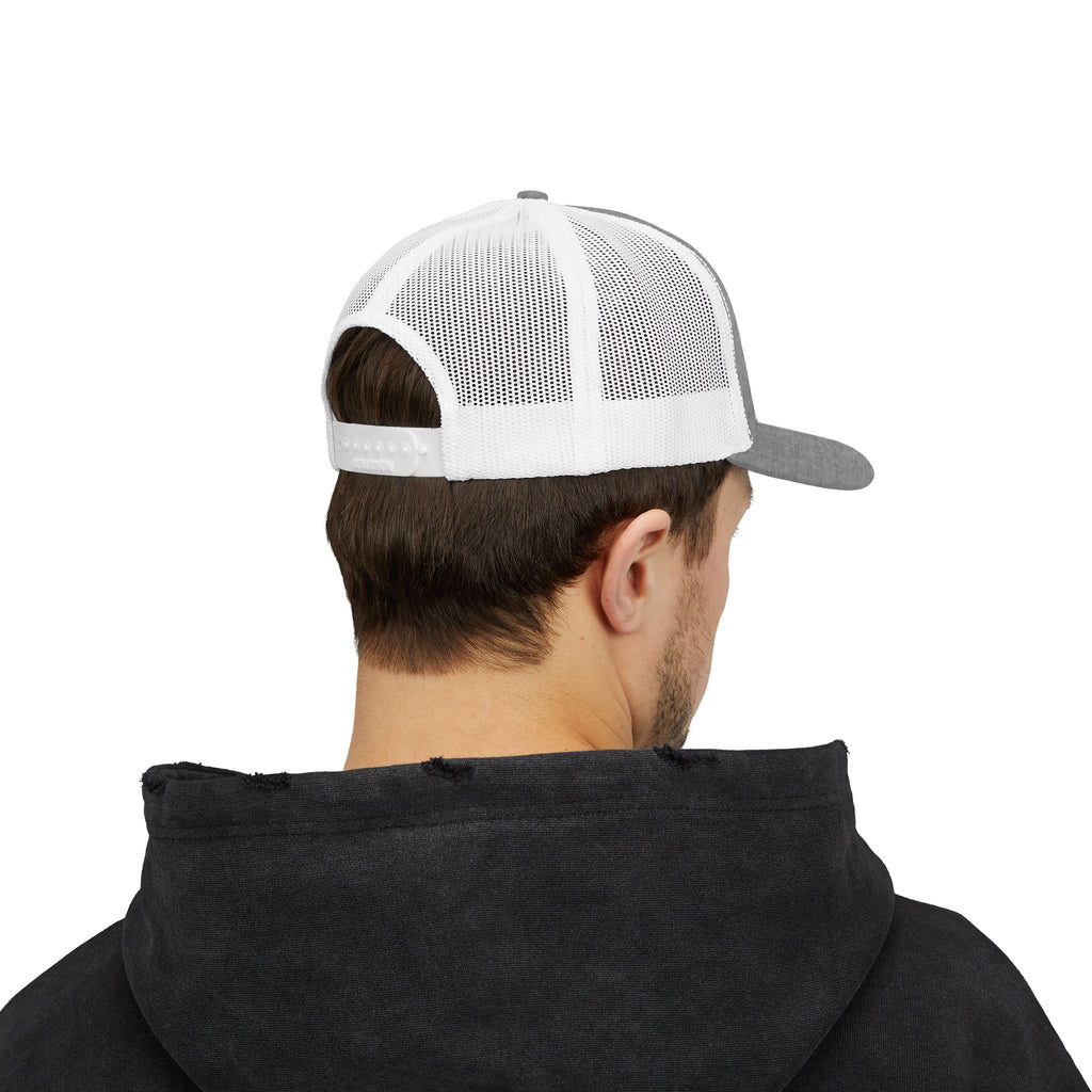 Trucker Cap — Black Tribal Dragon Snapback