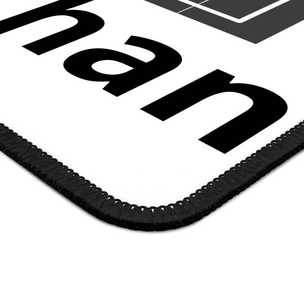 Gaming Mouse Pad — Custom 'Your Design Here' White Desk Pad