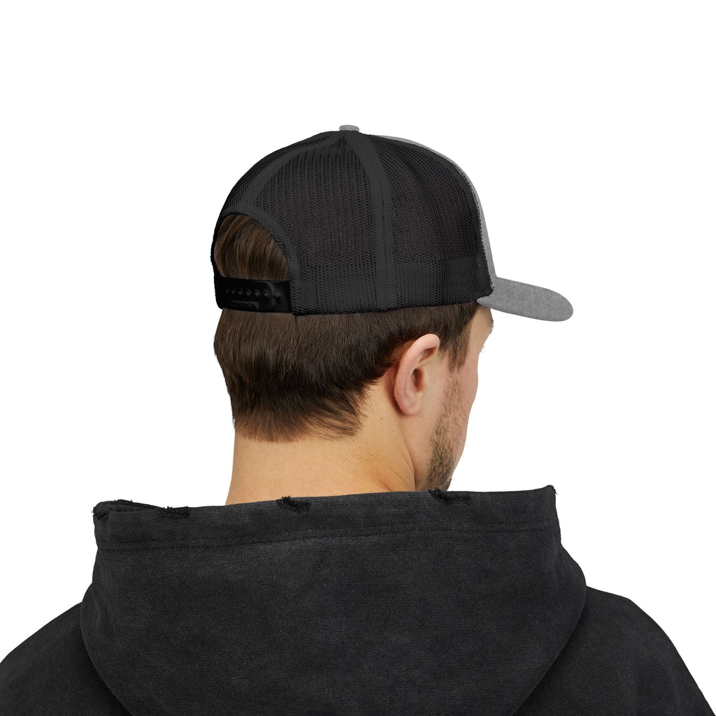 Trucker Cap — Black Tribal Dragon Snapback