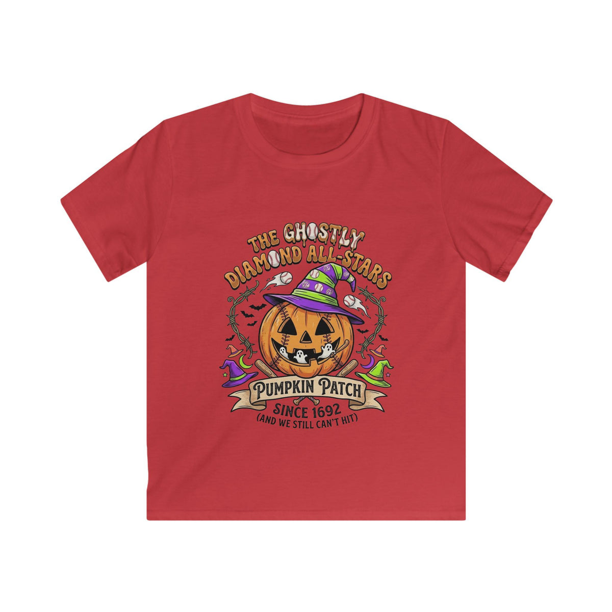 Kids Tee — "Pumpkin Patch Since 1692" Halloween Jack-O'-Lantern Shirt