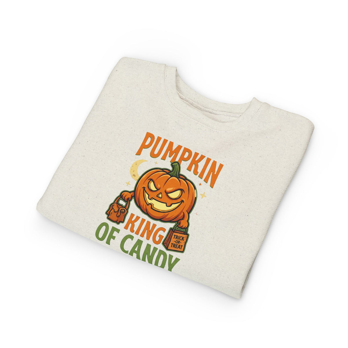 Toddler Sweatshirt - 'Pumpkin King of Candy' Halloween Pullover