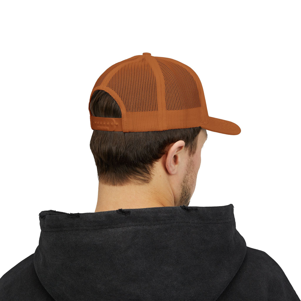 Trucker Cap — Black Tribal Dragon Snapback