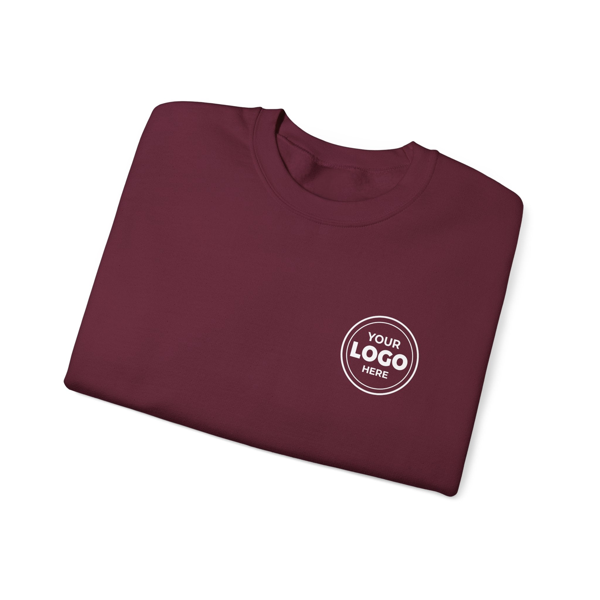 Crewneck Sweatshirt — Custom Logo Chest & Back Design