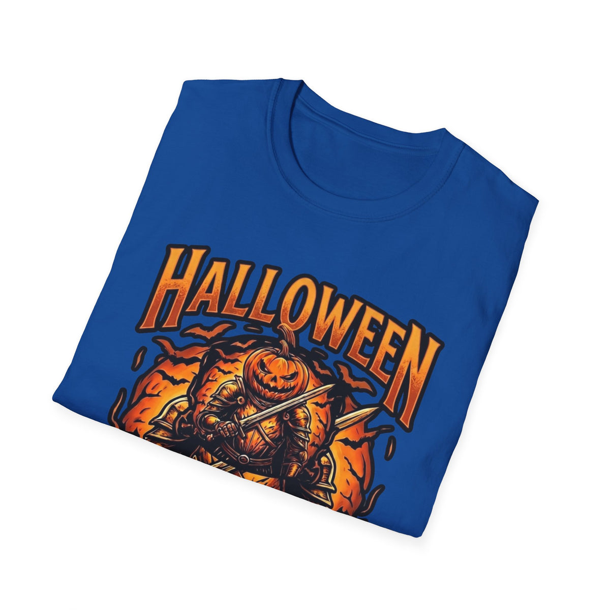 Halloween Knights T-Shirt — Pumpkin Knight Graphic Tee for Halloween