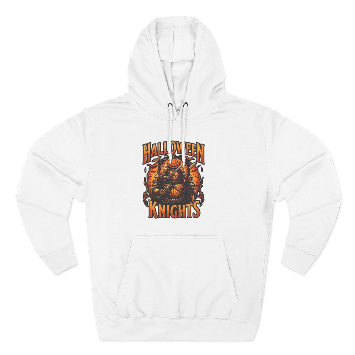 Halloween Knights Hoodie — Pumpkin Skull Graphic Pullover