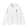 Minimalist Chest Logo Hoodie — Small Script Graphic Sweatshirt