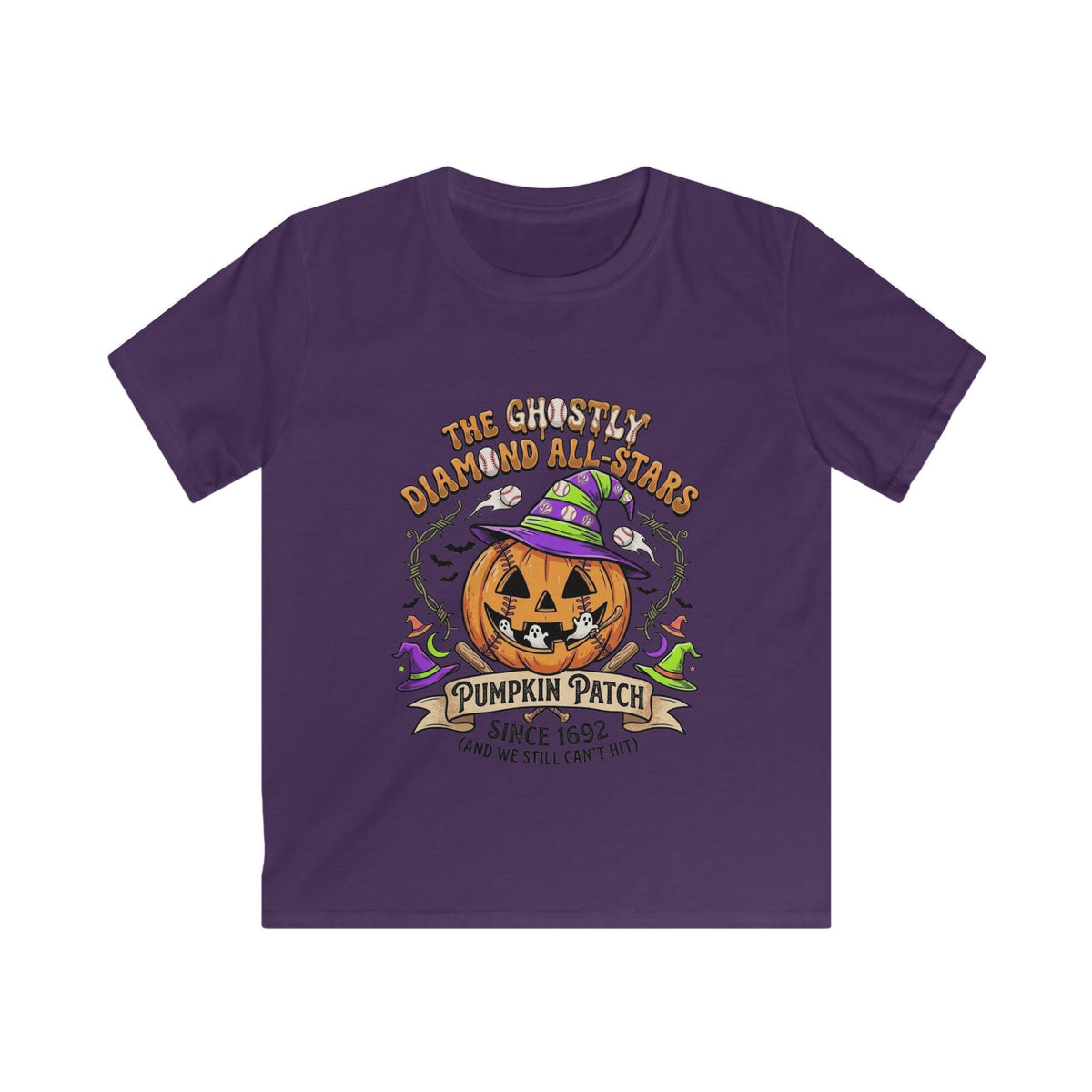 Kids Tee — "Pumpkin Patch Since 1692" Halloween Jack-O'-Lantern Shirt
