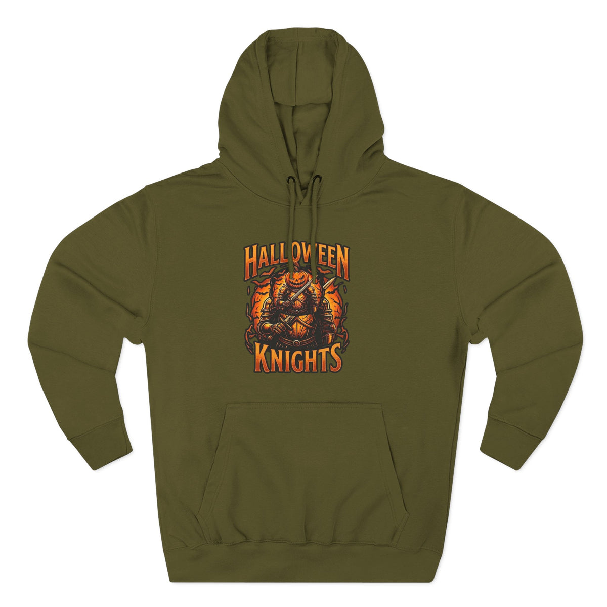 Halloween Knights Hoodie — Pumpkin Skull Graphic Pullover