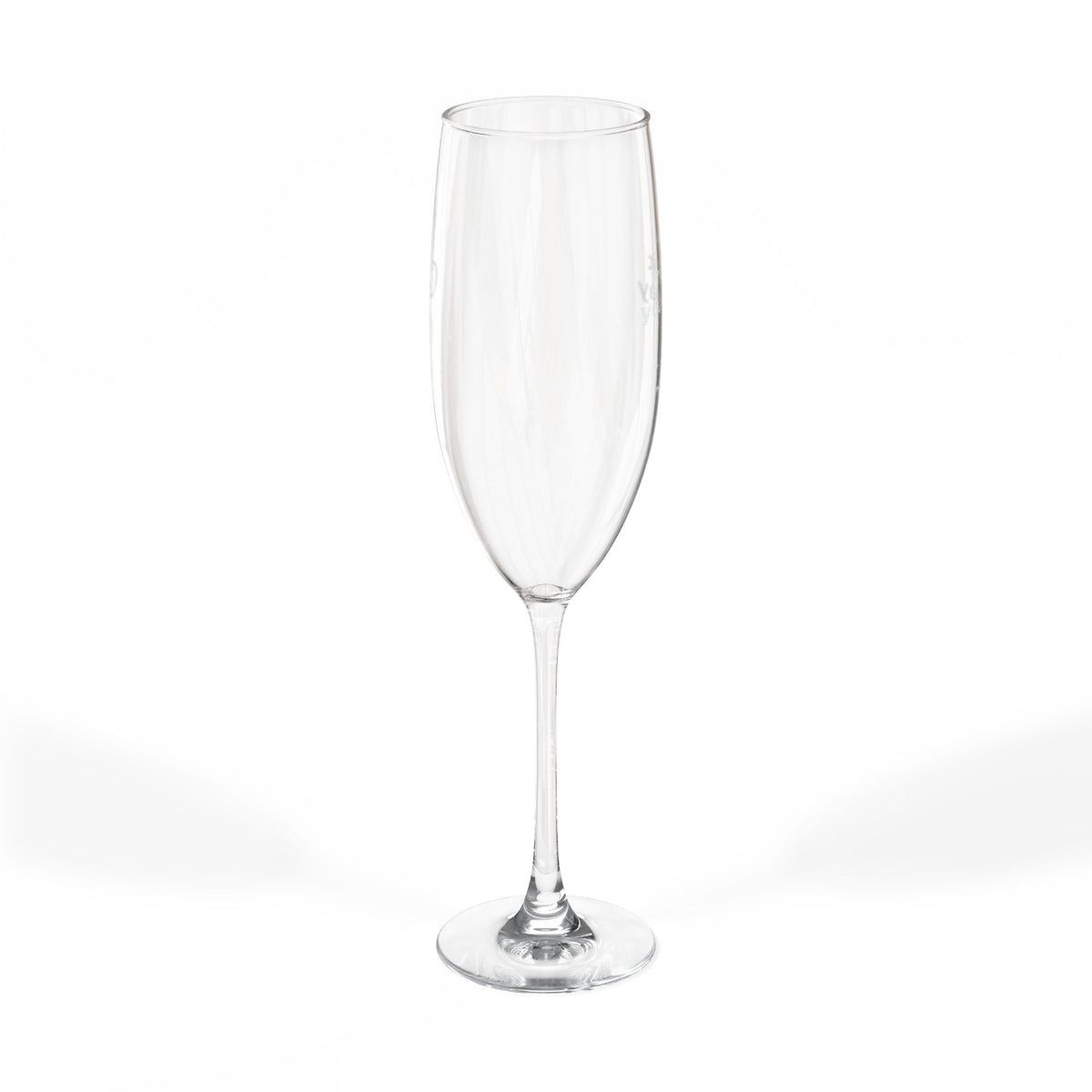 Engraved 8oz Champagne Flute – Personalized Wedding & Celebration Glass