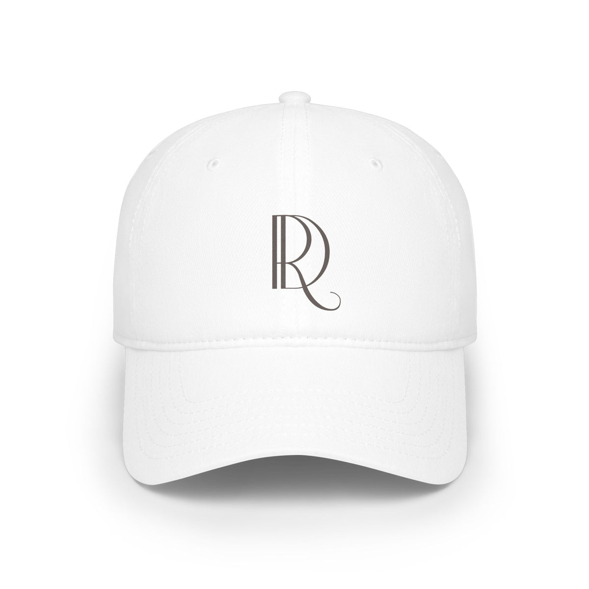 Monogram R Low Profile Baseball Cap
