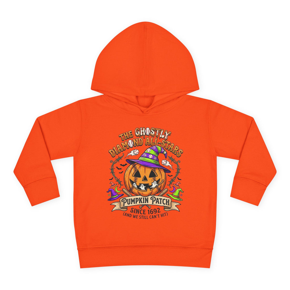 Toddler Hoodie - Cute Halloween Pumpkin Patch Pullover ("Pumpkin Patch Since 1692")