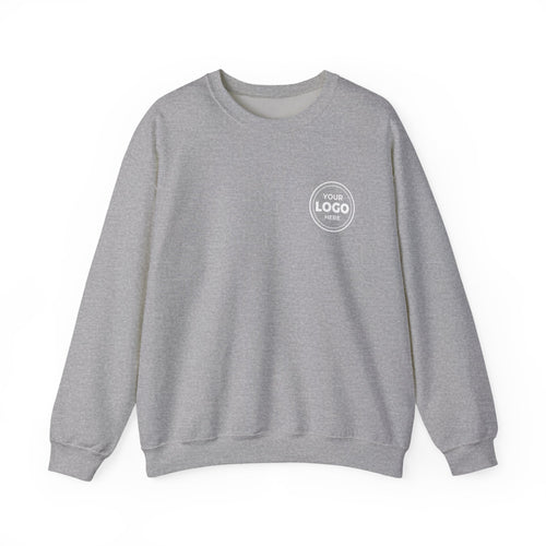 Crewneck Sweatshirt — Custom Logo Chest & Back Design