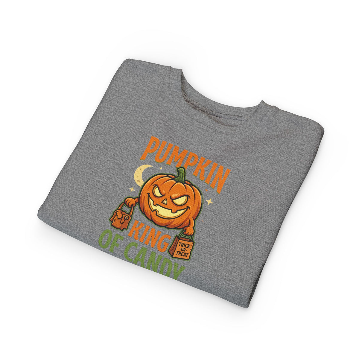 Toddler Sweatshirt - 'Pumpkin King of Candy' Halloween Pullover