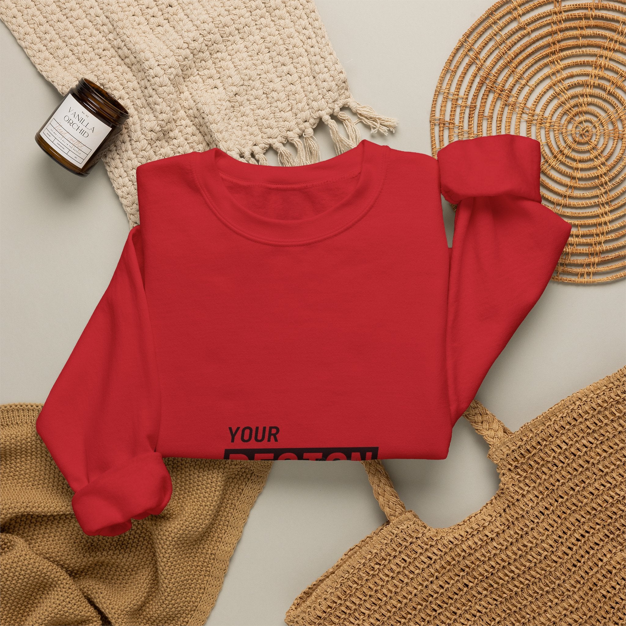 Copy of Crewneck Sweatshirt — Custom Logo Chest & Back Design