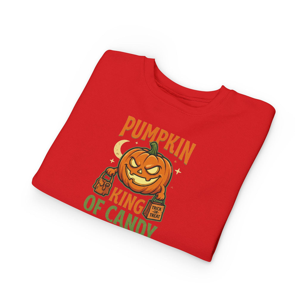 Toddler Sweatshirt - 'Pumpkin King of Candy' Halloween Pullover