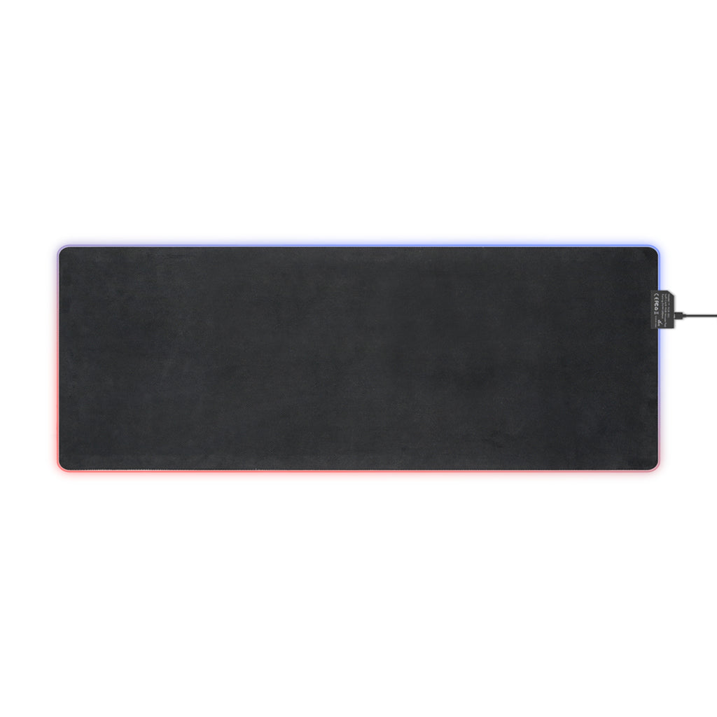 RGB LED Gaming Mouse Pad — Large Light-Up Desk Mat (Customizable Design)