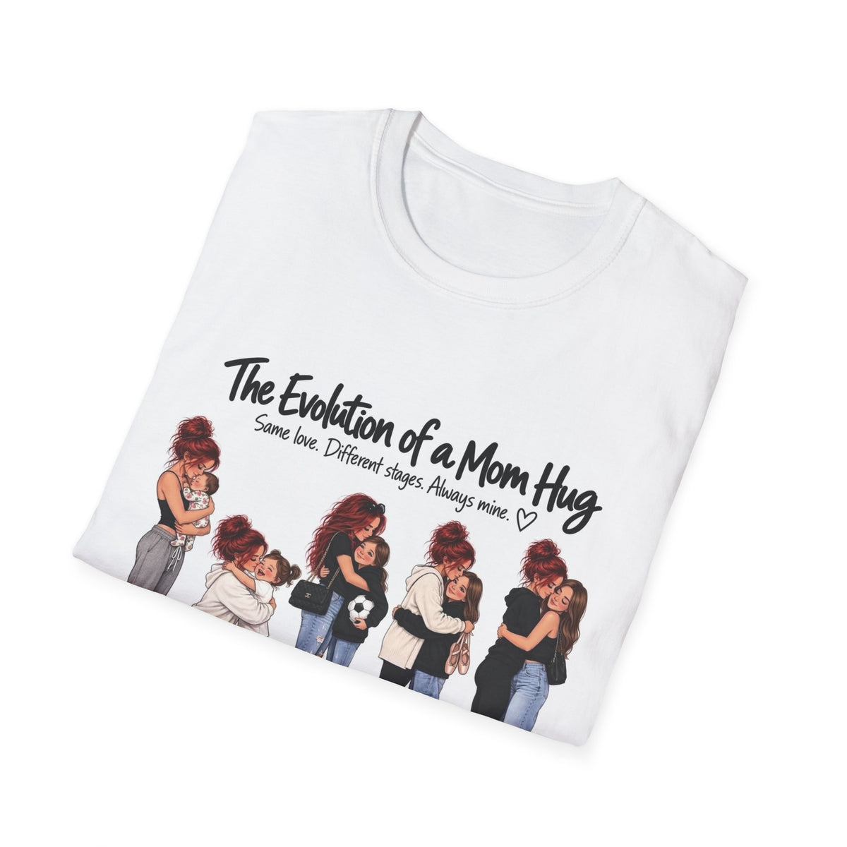 The Evolution of a Mom Hug T-Shirt Girl – Funny Mom Life Gift