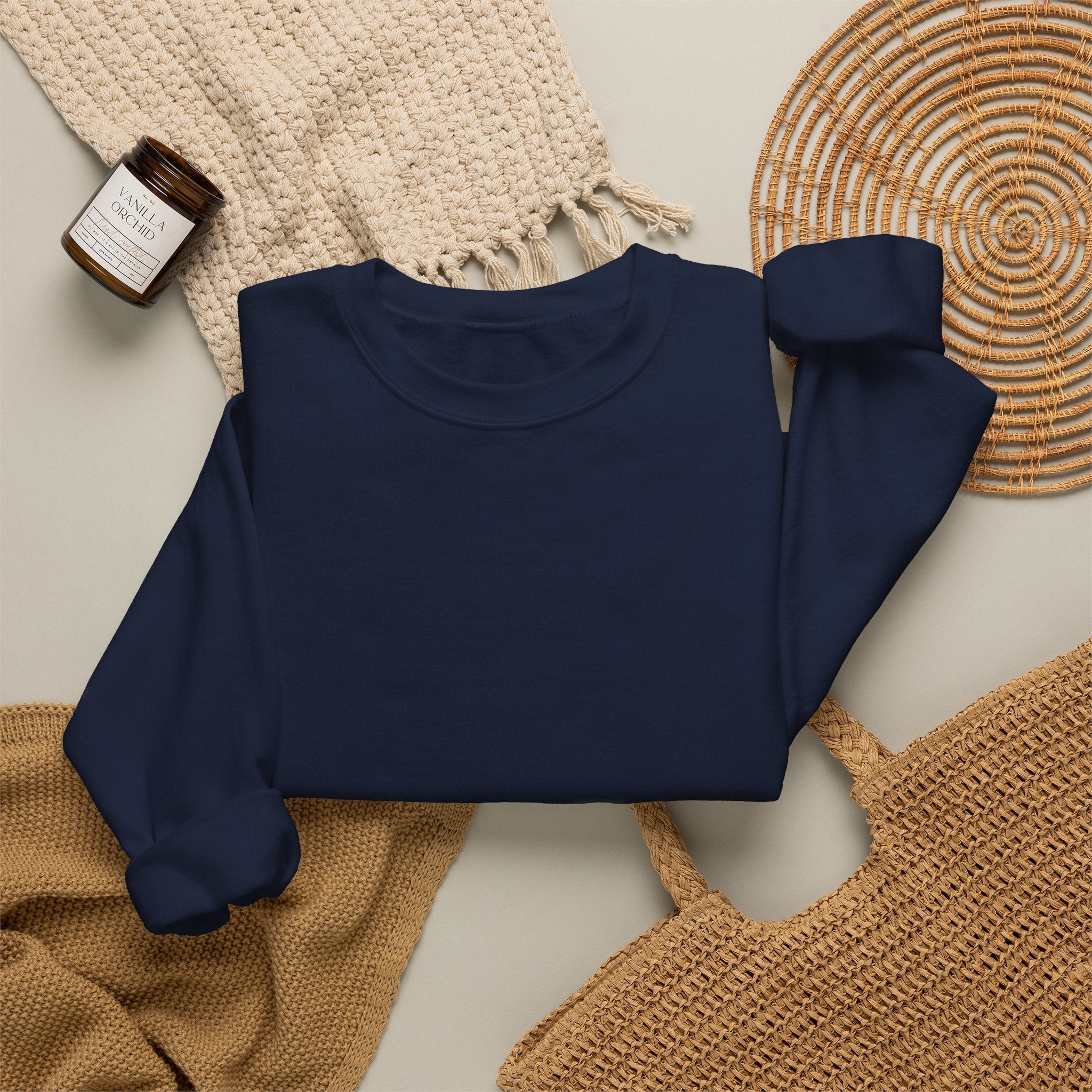 Copy of Crewneck Sweatshirt — Custom Logo Chest & Back Design