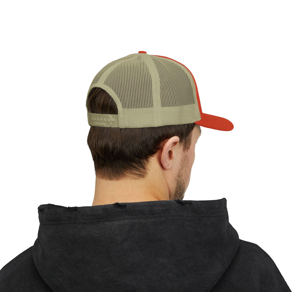 Trucker Cap — Black Tribal Dragon Snapback