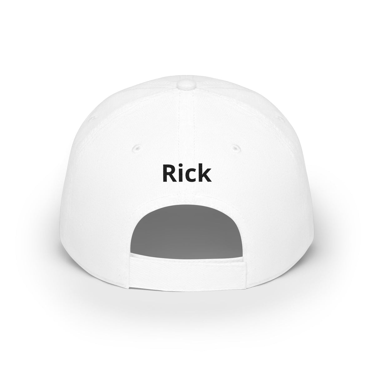 Embroidered Low Profile Baseball Cap — Custom Front Logo