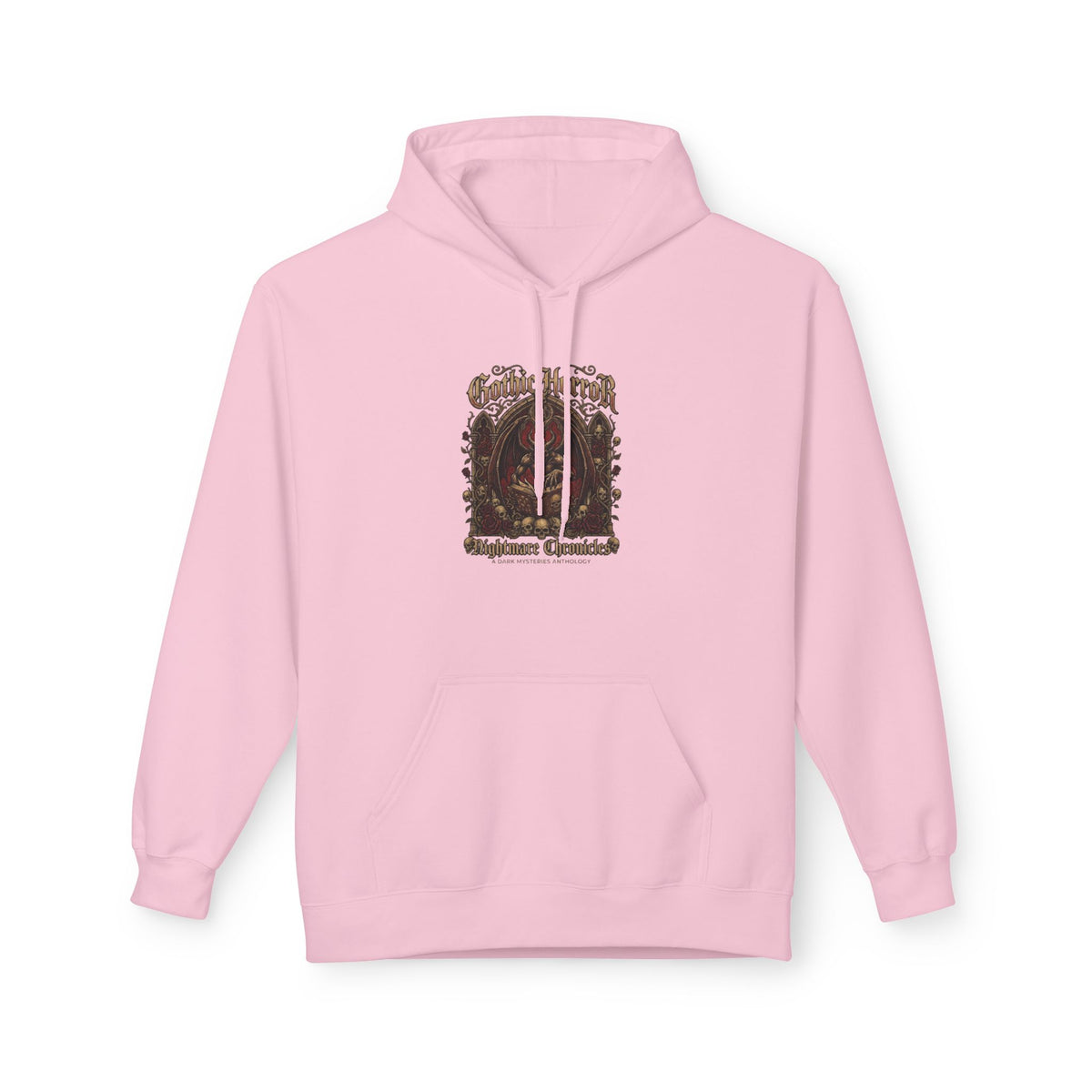 Vintage Botanical 'Autumn Camper' Hoodie — Retro Forest Camping Graphic