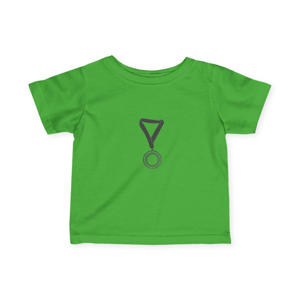 Infant Tee — Cute Medal Graphic Baby T-Shirt (Award Ribbon Design)