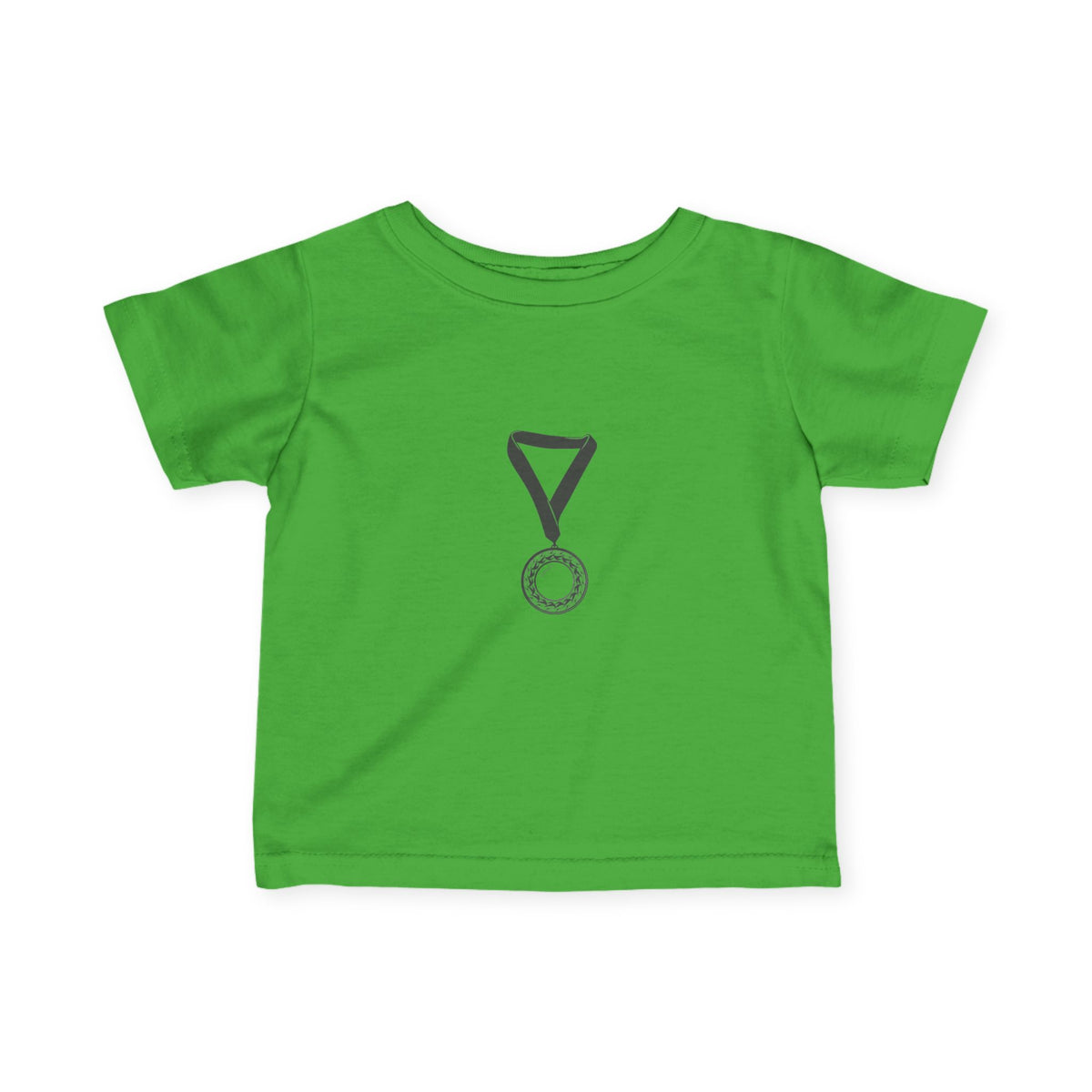 Infant Tee — Cute Medal Graphic Baby T-Shirt (Award Ribbon Design)