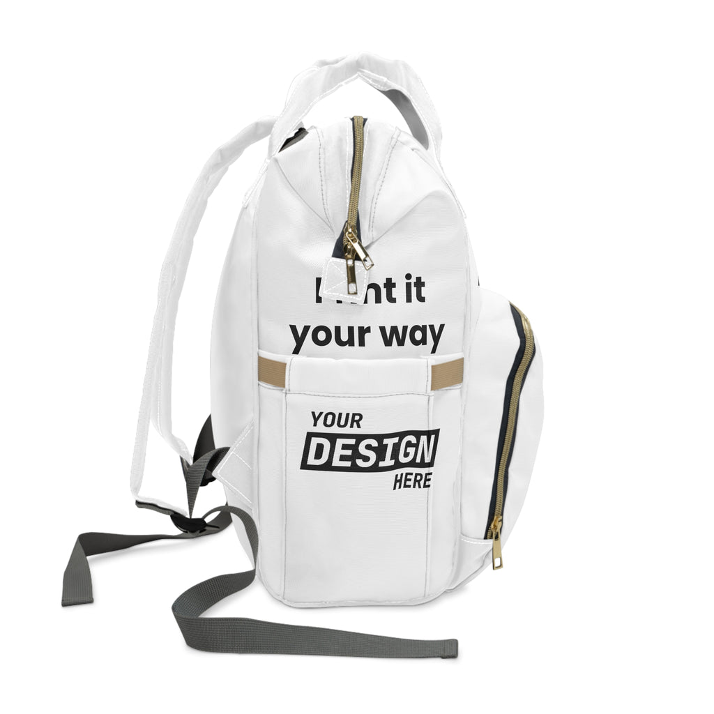 Multifunctional Diaper Backpack — Customizable Baby Travel Bag with Changing Station