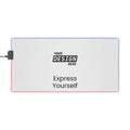 RGB LED Gaming Mouse Pad — Large Light-Up Desk Mat (Customizable Design)