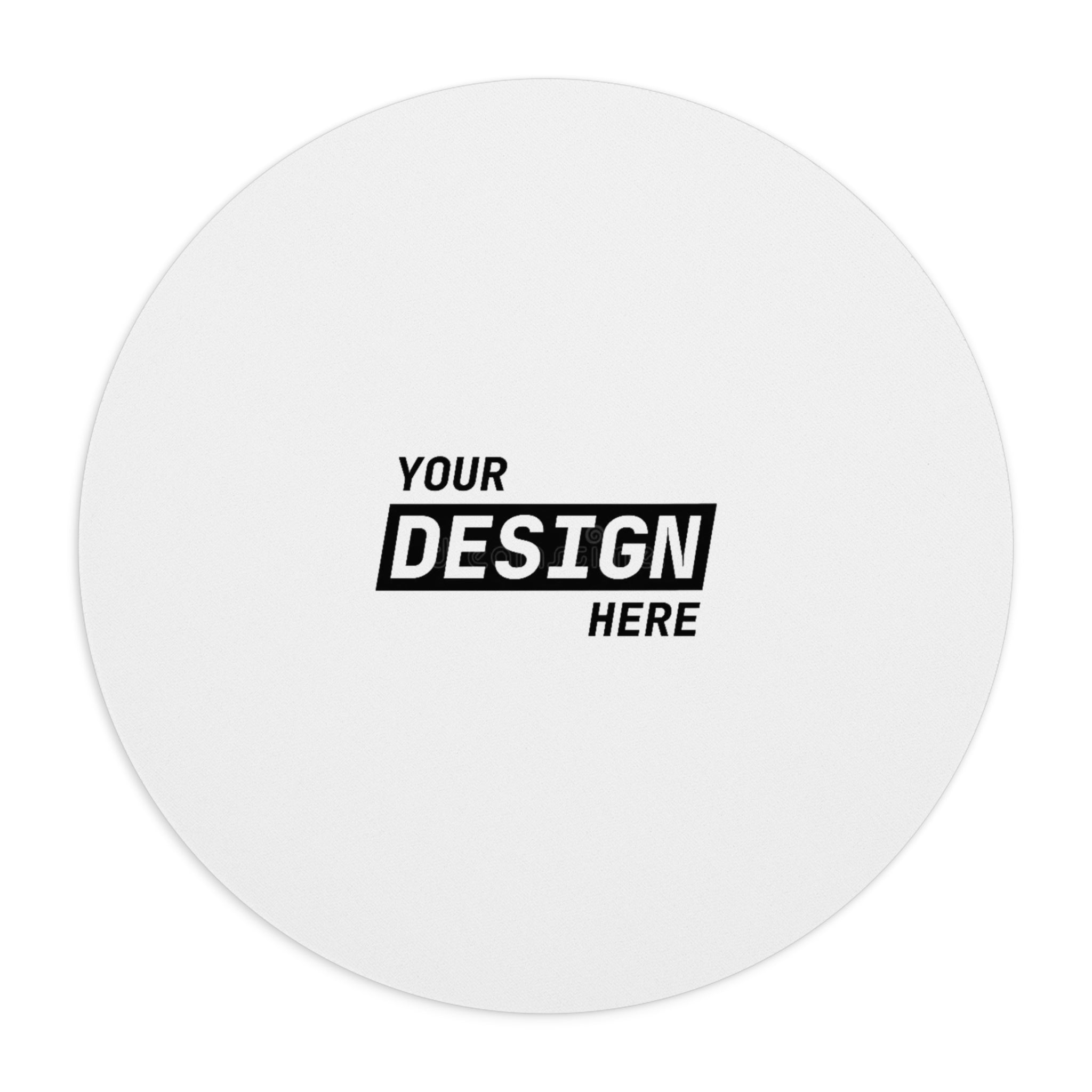 Custom Round Mouse Pad — Personalized Desk Mousepad with Your Design