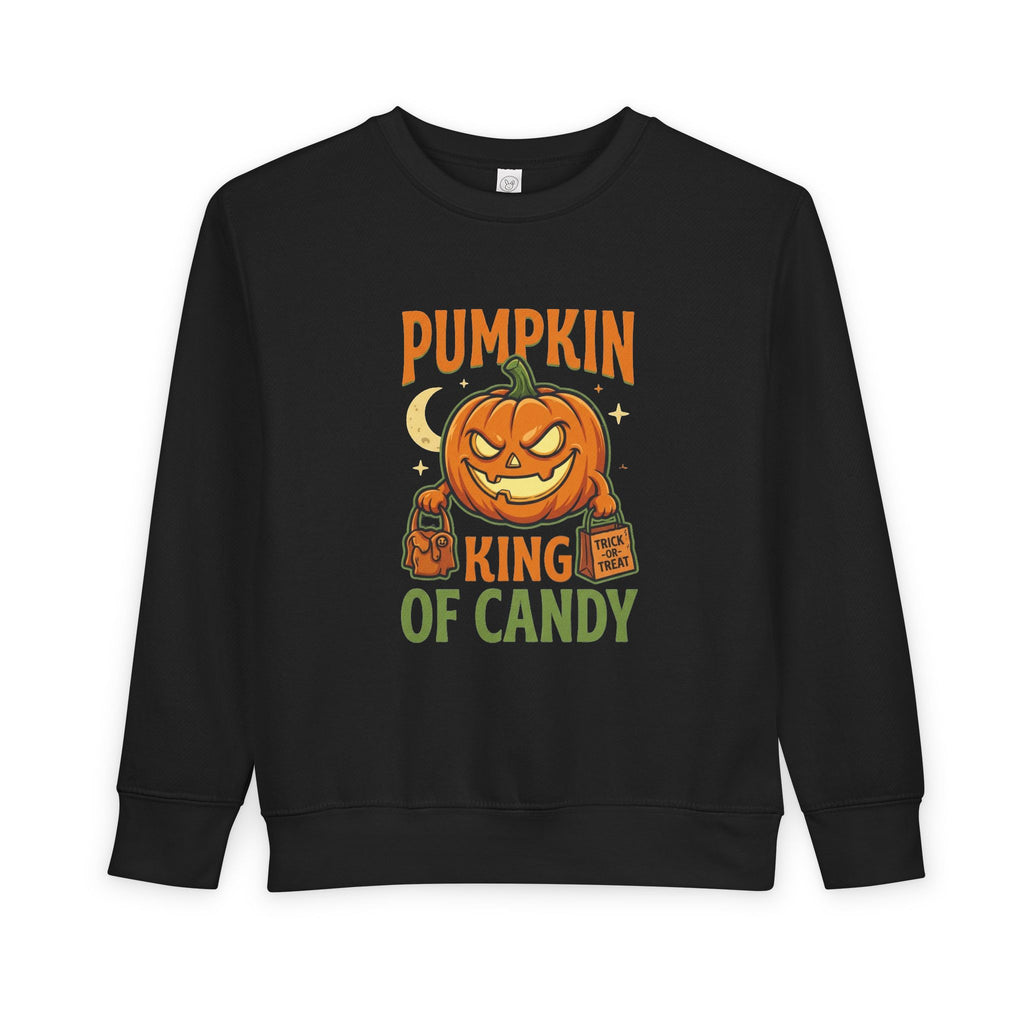 Toddler Sweatshirt - 'Pumpkin King of Candy' Halloween Pullover