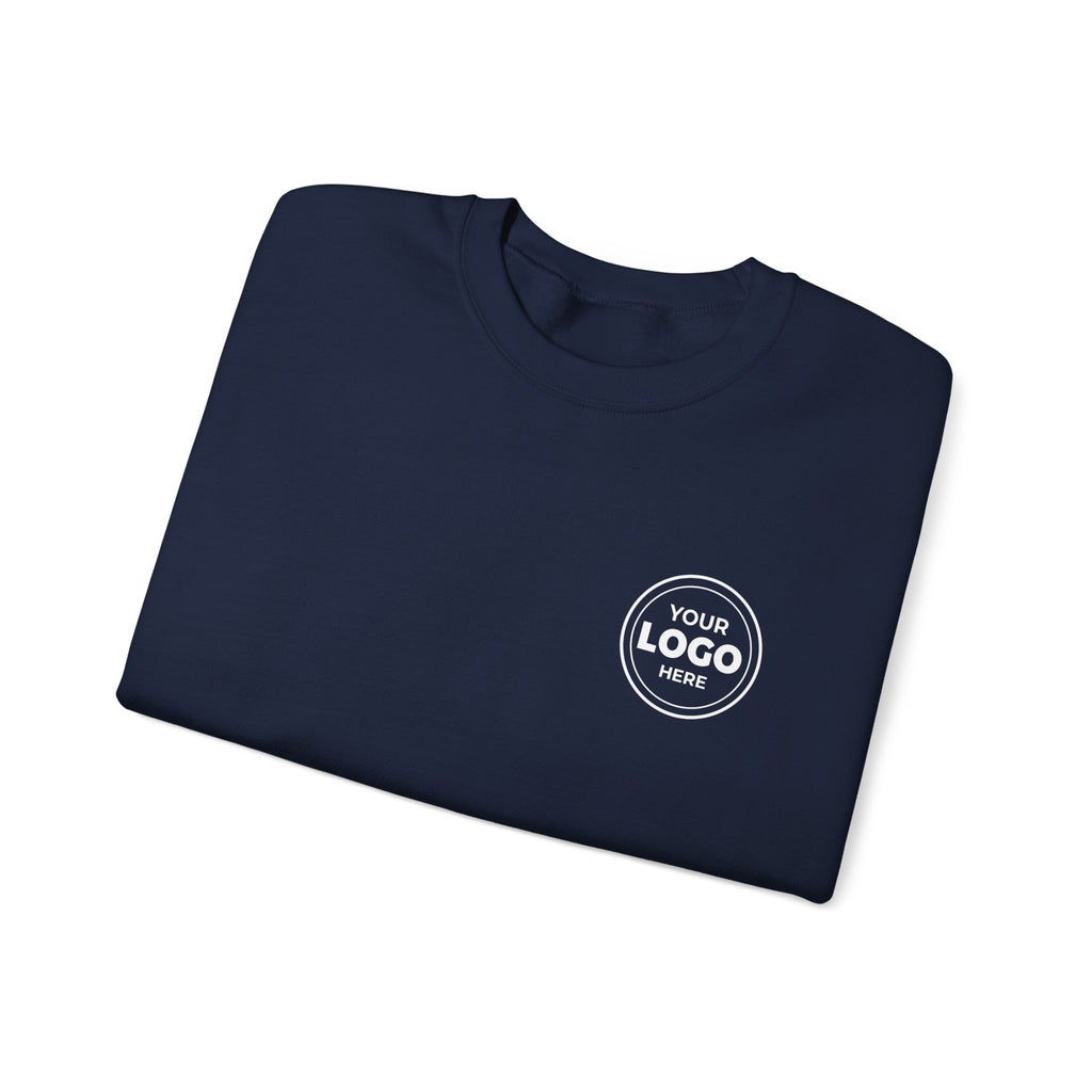 Crewneck Sweatshirt — Custom Logo Chest & Back Design